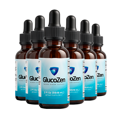 GlucoZen supplement bottles